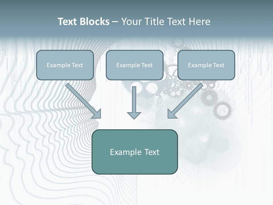 Computation Light Logic PowerPoint Template
