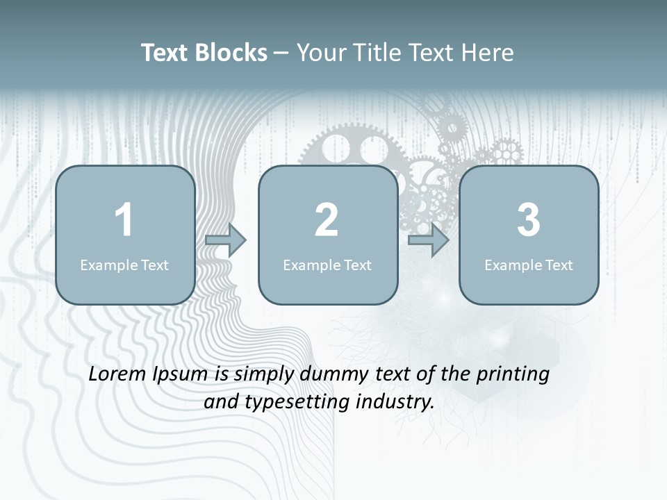 Computation Light Logic PowerPoint Template