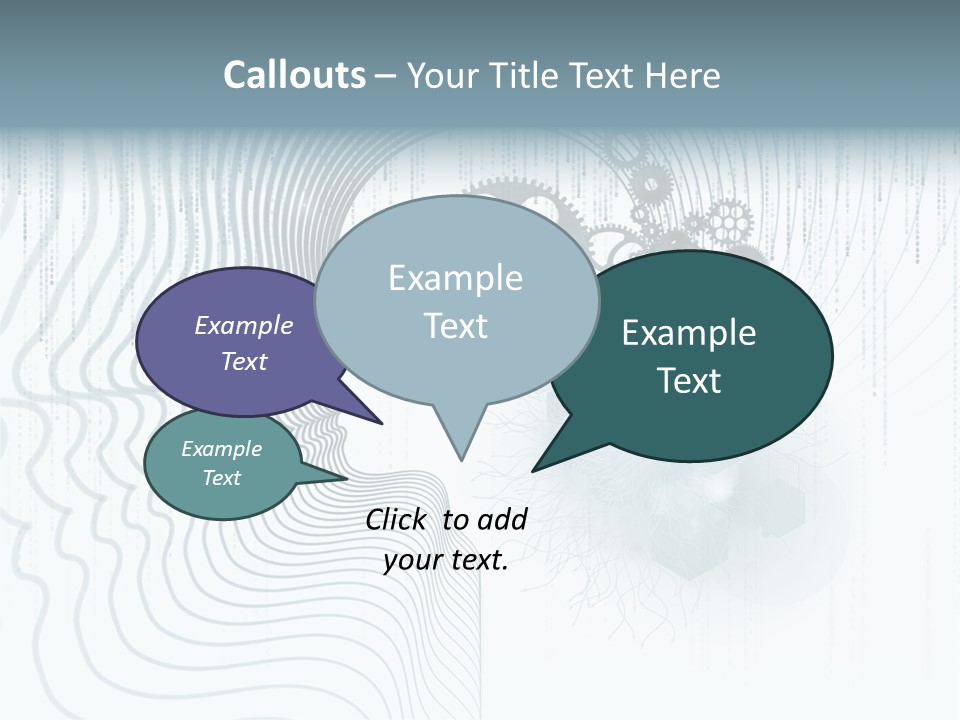 Computation Light Logic PowerPoint Template