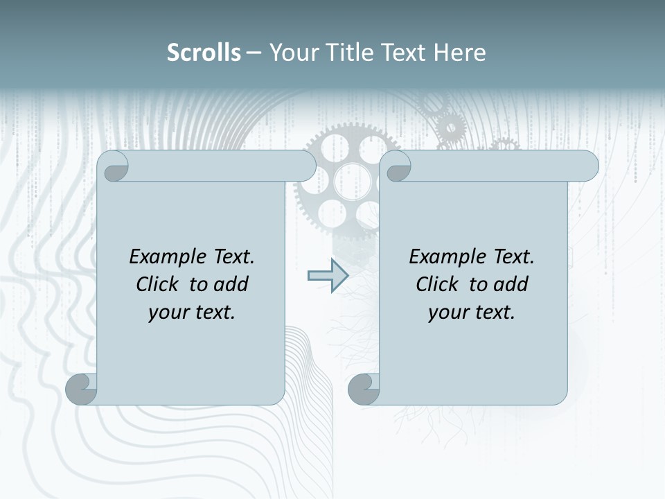Computation Light Logic PowerPoint Template