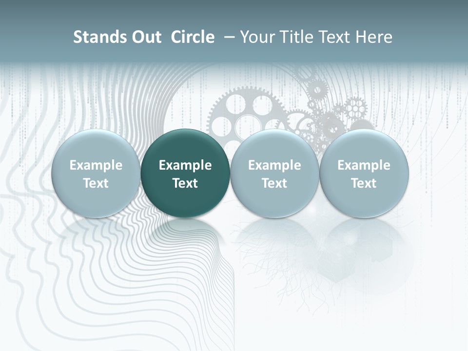 Computation Light Logic PowerPoint Template