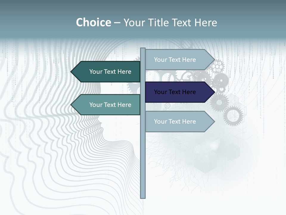 Computation Light Logic PowerPoint Template