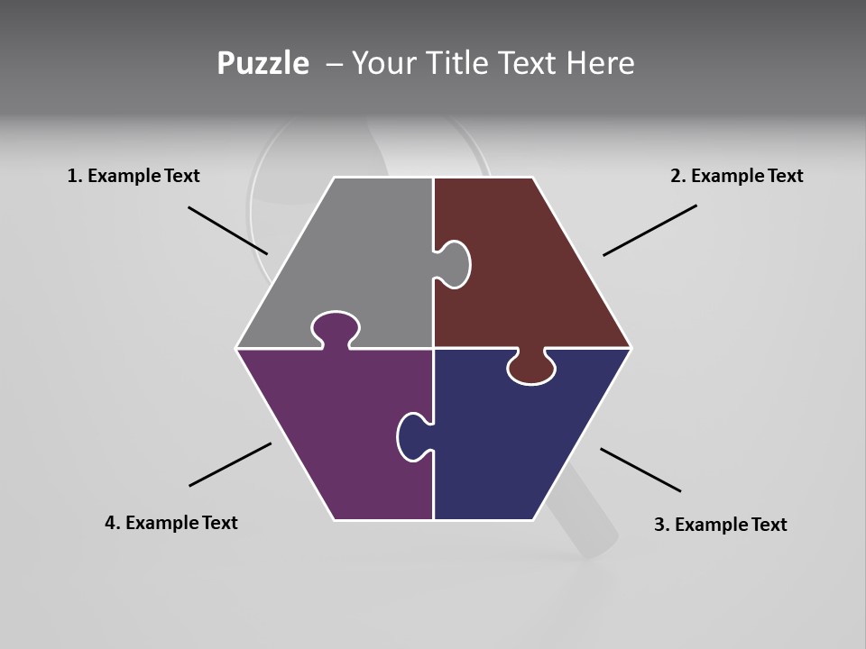 Searching Zoom Computer Graphic PowerPoint Template