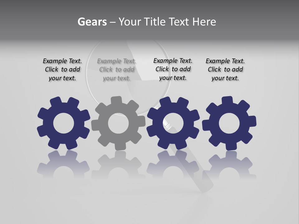 Searching Zoom Computer Graphic PowerPoint Template