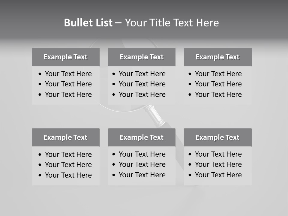 Searching Zoom Computer Graphic PowerPoint Template