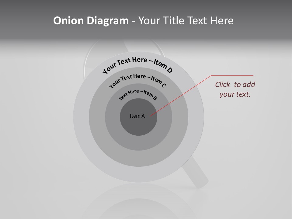 Searching Zoom Computer Graphic PowerPoint Template