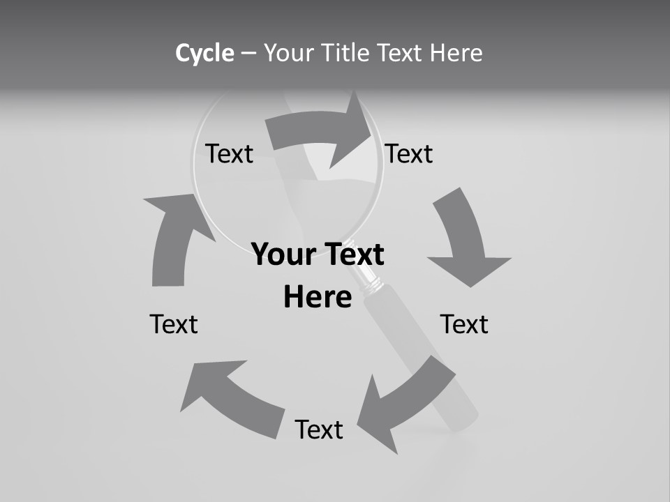 Searching Zoom Computer Graphic PowerPoint Template