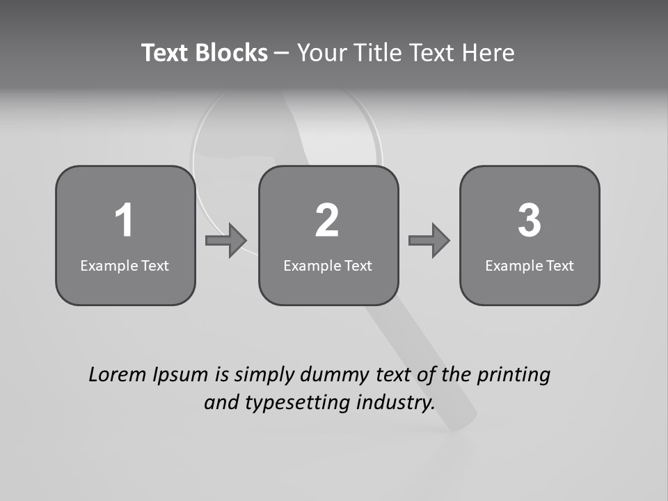 Searching Zoom Computer Graphic PowerPoint Template