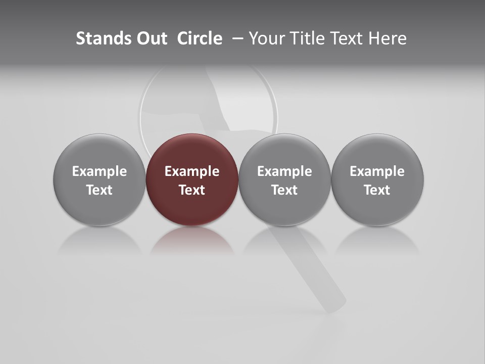 Searching Zoom Computer Graphic PowerPoint Template