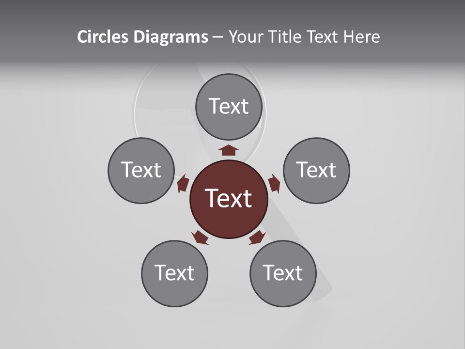 Searching Zoom Computer Graphic PowerPoint Template