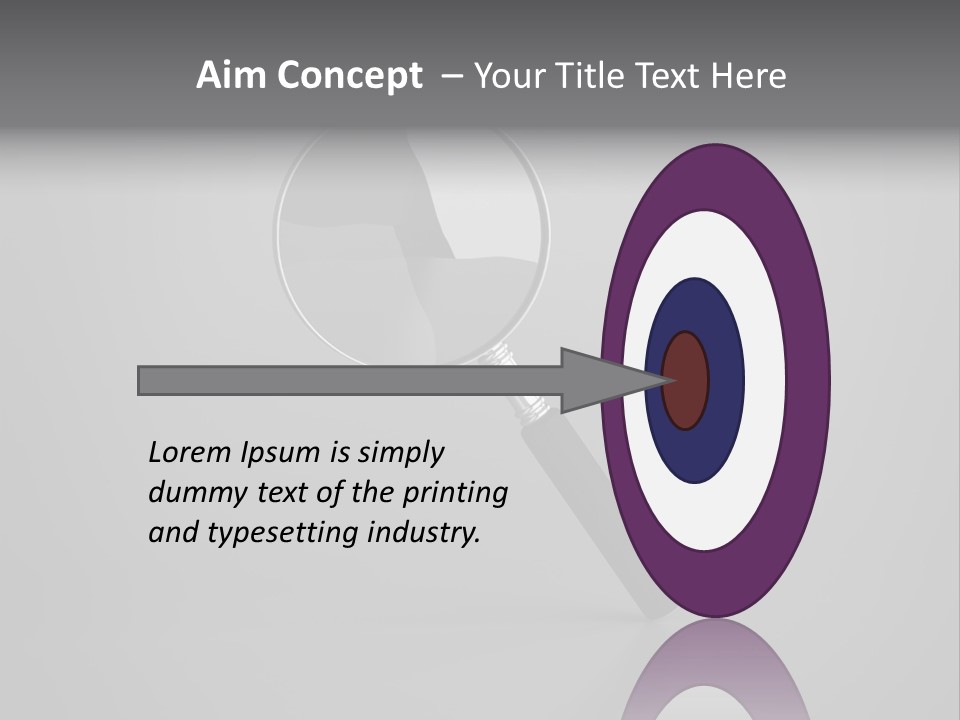 Searching Zoom Computer Graphic PowerPoint Template