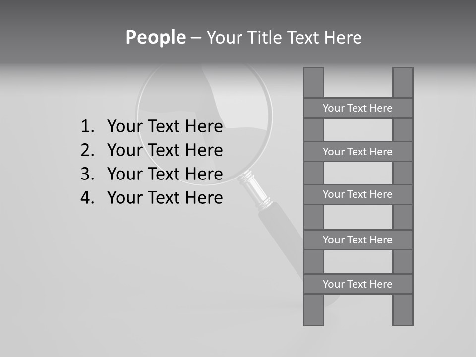 Searching Zoom Computer Graphic PowerPoint Template