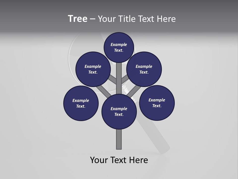 Searching Zoom Computer Graphic PowerPoint Template