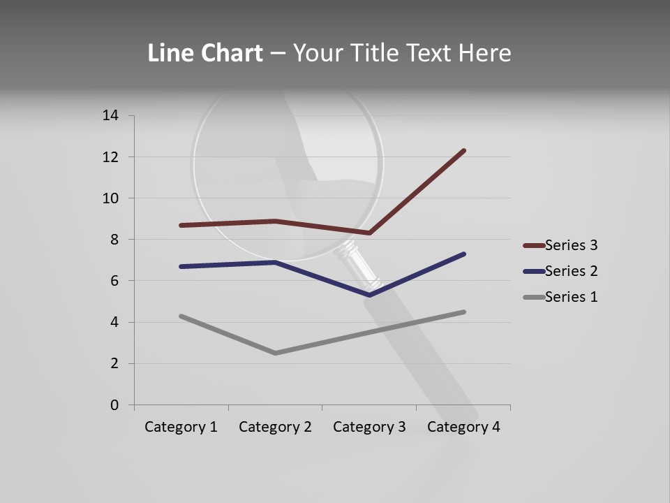Searching Zoom Computer Graphic PowerPoint Template