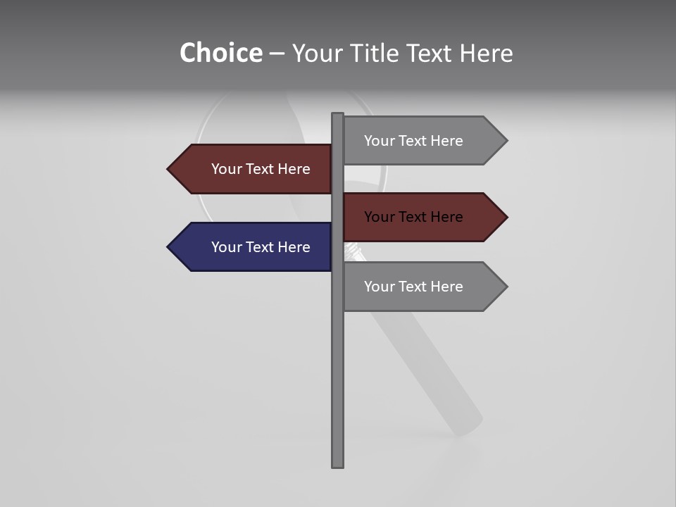 Searching Zoom Computer Graphic PowerPoint Template