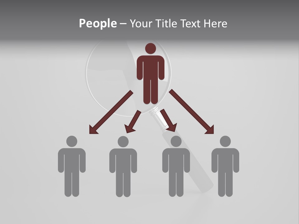 Searching Zoom Computer Graphic PowerPoint Template