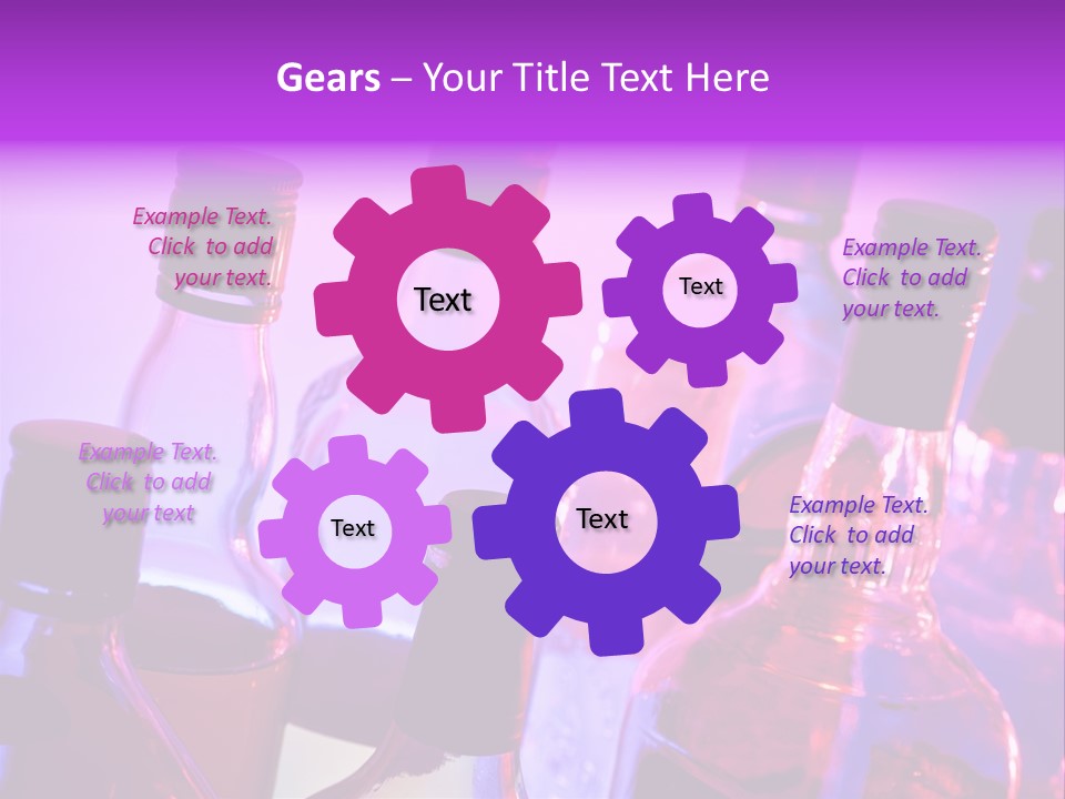 Night Color Alcoholic PowerPoint Template