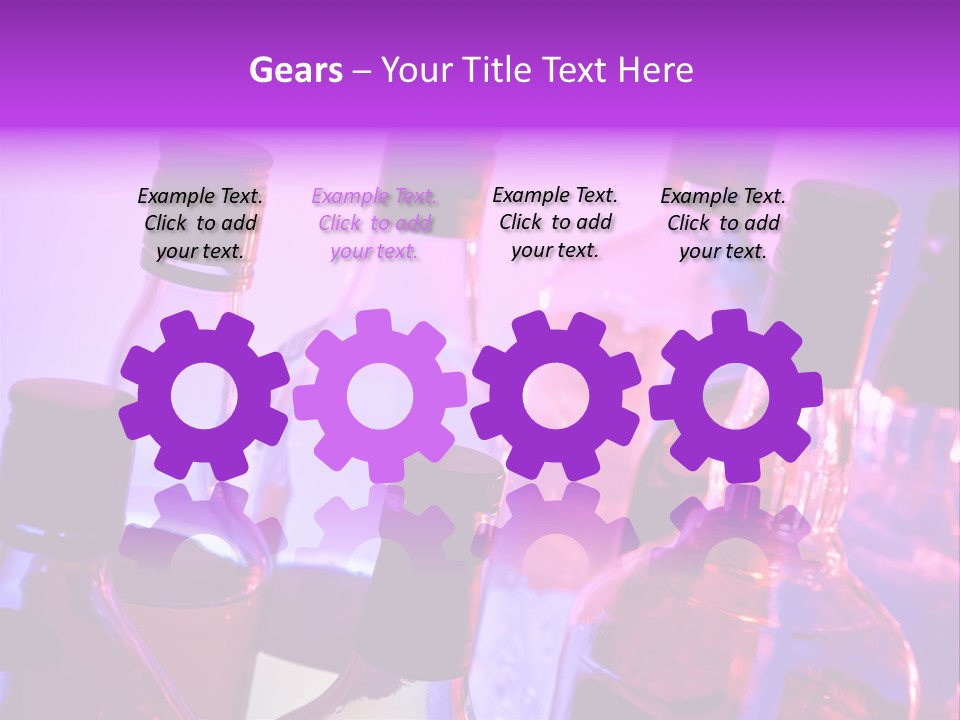 Night Color Alcoholic PowerPoint Template