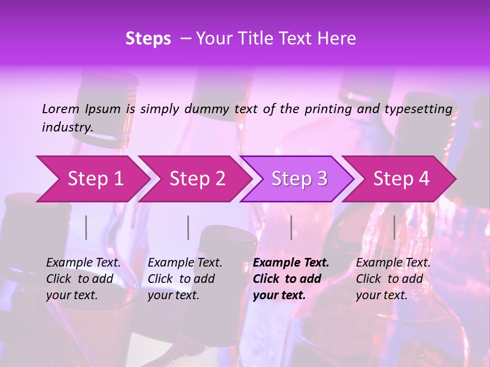 Night Color Alcoholic PowerPoint Template