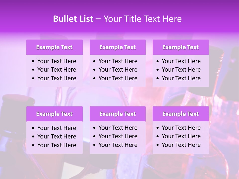 Night Color Alcoholic PowerPoint Template