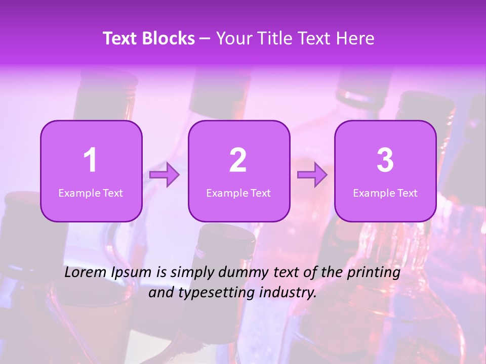 Night Color Alcoholic PowerPoint Template