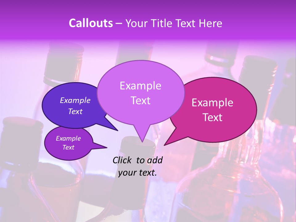 Night Color Alcoholic PowerPoint Template