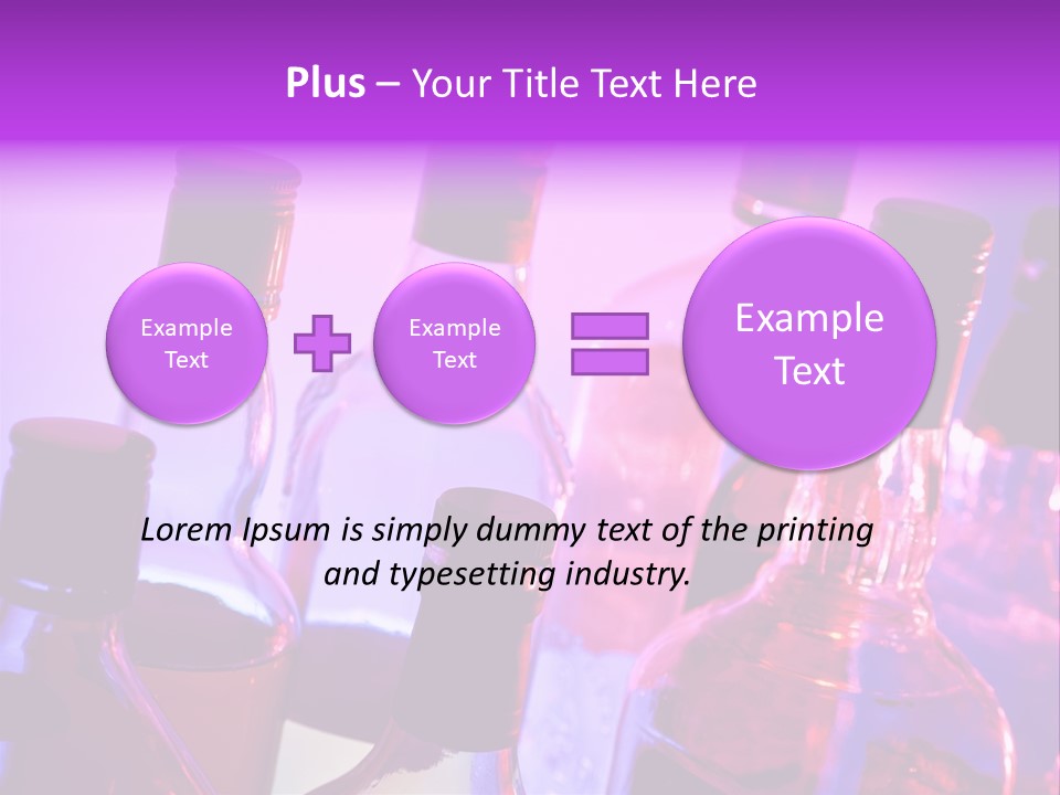 Night Color Alcoholic PowerPoint Template