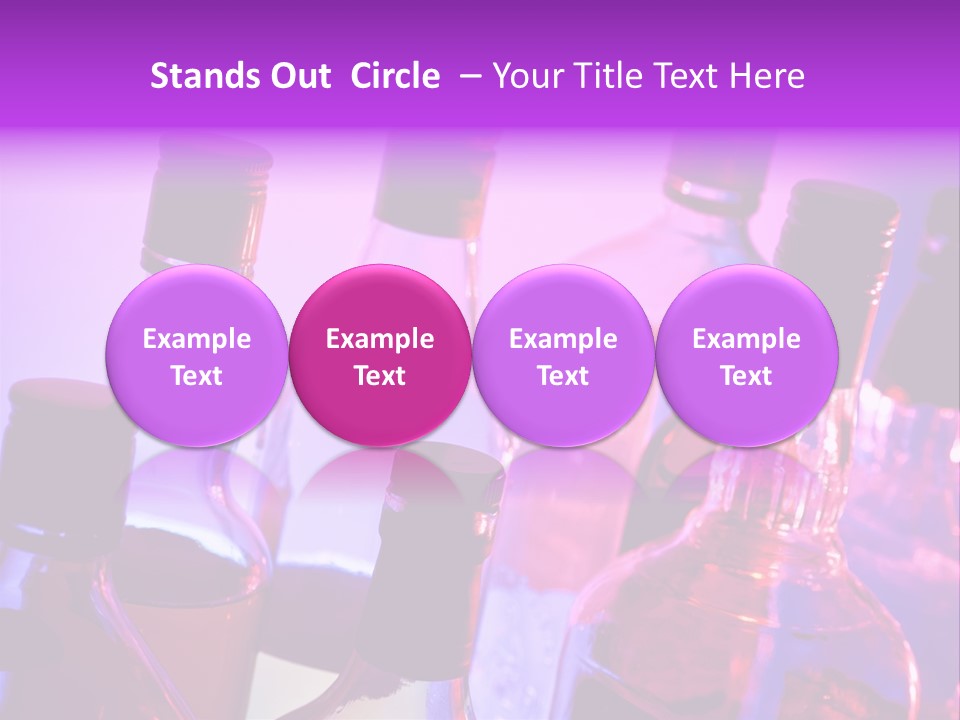 Night Color Alcoholic PowerPoint Template