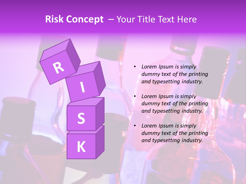 Night Color Alcoholic PowerPoint Template