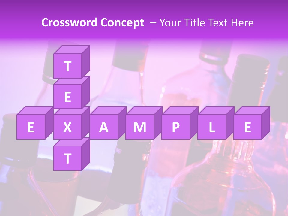 Night Color Alcoholic PowerPoint Template