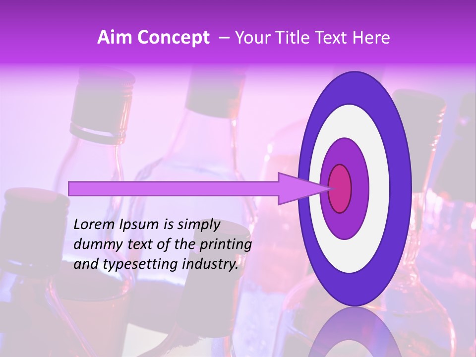 Night Color Alcoholic PowerPoint Template