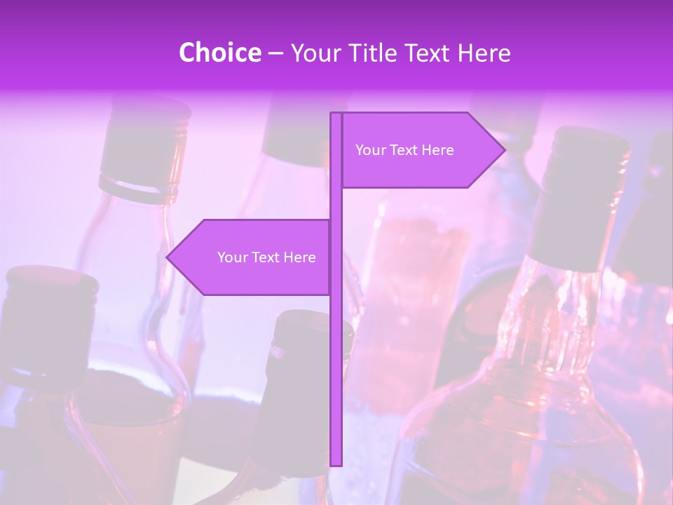 Night Color Alcoholic PowerPoint Template