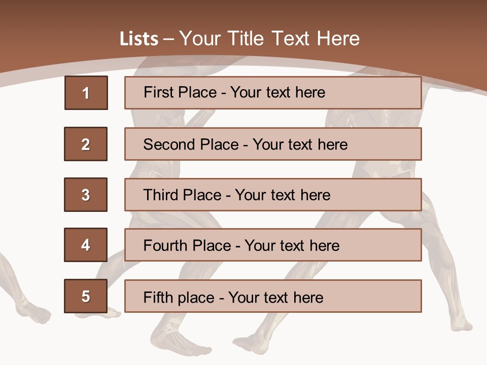 Skin Musculature Anatomical PowerPoint Template