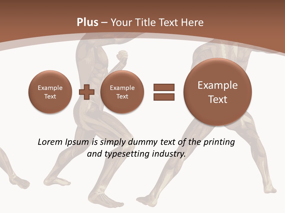 Skin Musculature Anatomical PowerPoint Template