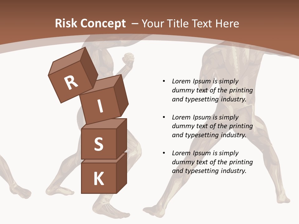 Skin Musculature Anatomical PowerPoint Template