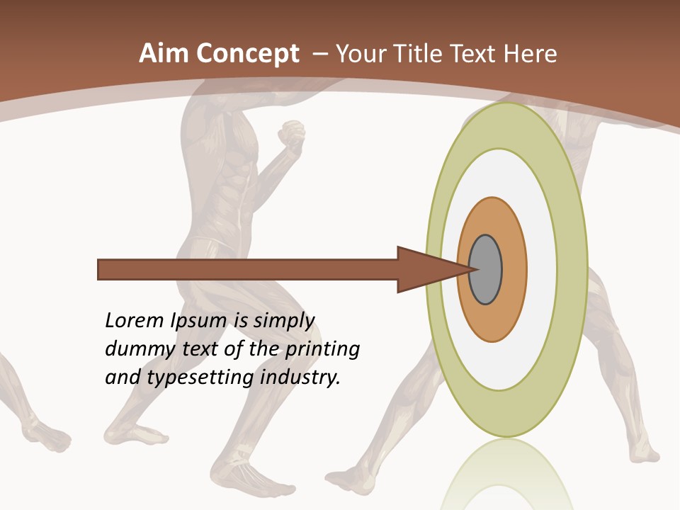 Skin Musculature Anatomical PowerPoint Template