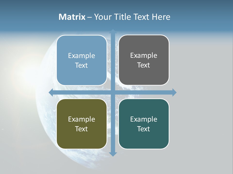 Concepts Sunrise Global PowerPoint Template