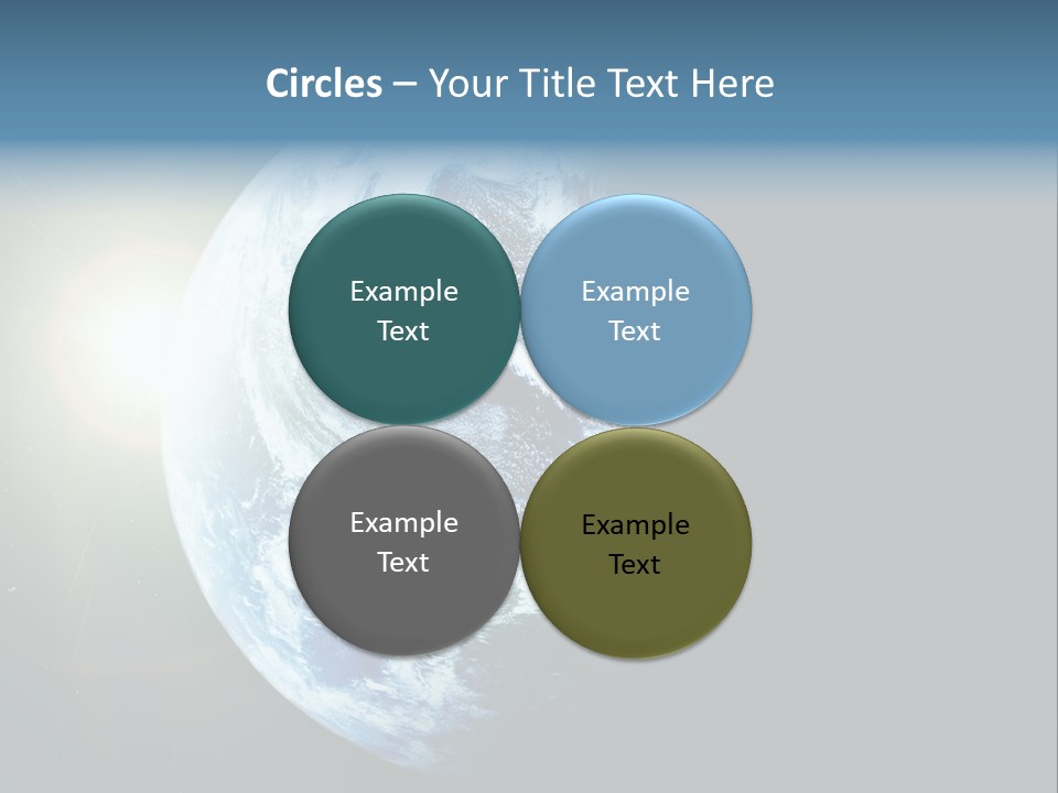 Concepts Sunrise Global PowerPoint Template