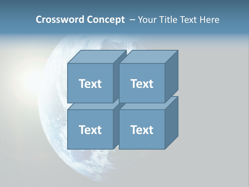 Concepts Sunrise Global PowerPoint Template