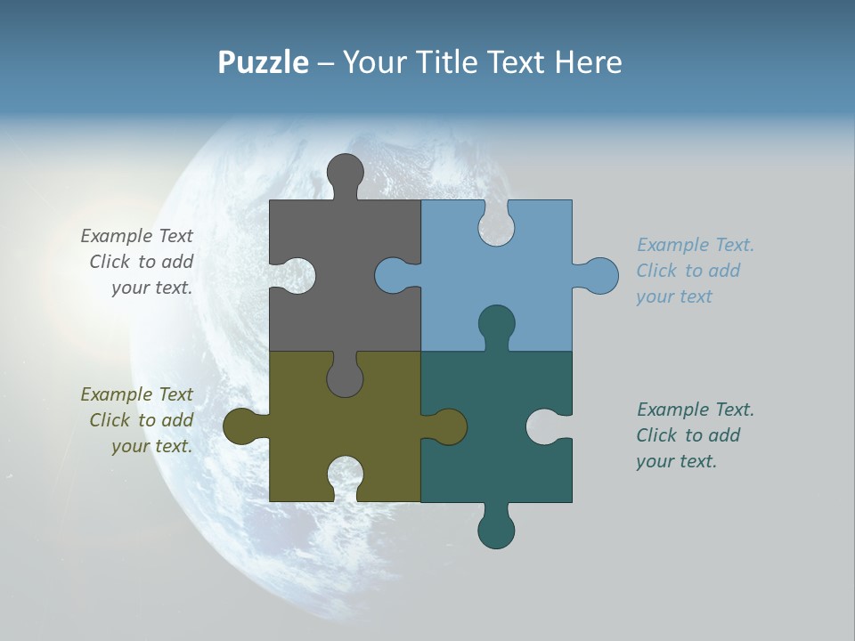 Concepts Sunrise Global PowerPoint Template