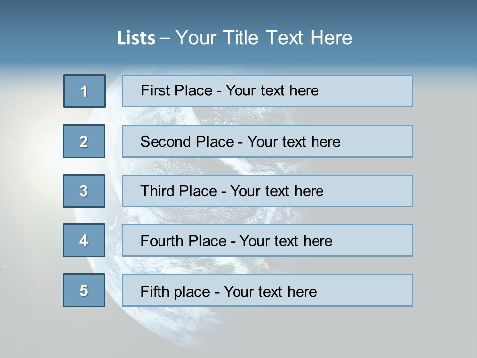 Concepts Sunrise Global PowerPoint Template