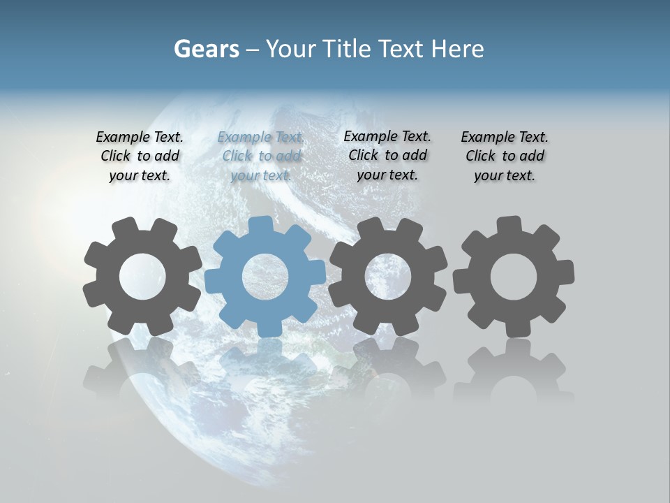 Concepts Sunrise Global PowerPoint Template