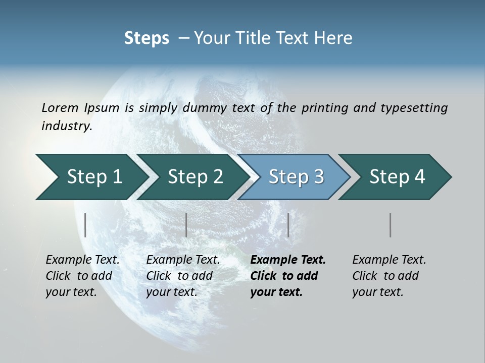 Concepts Sunrise Global PowerPoint Template