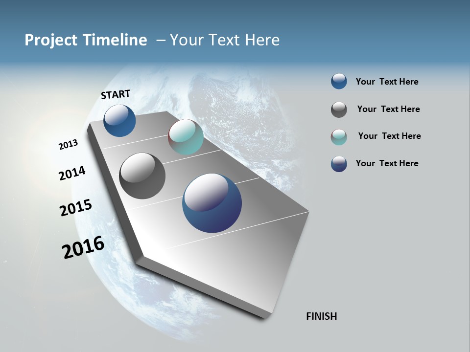 Concepts Sunrise Global PowerPoint Template