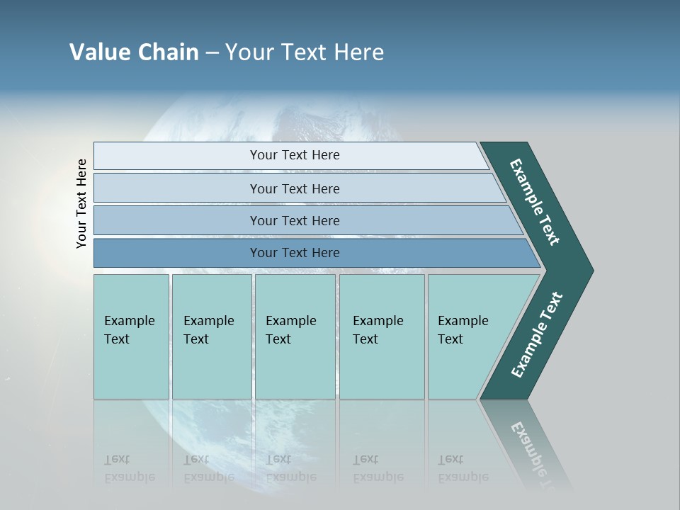 Concepts Sunrise Global PowerPoint Template