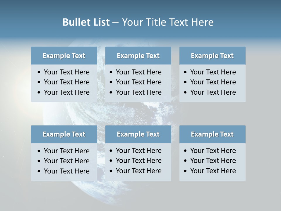 Concepts Sunrise Global PowerPoint Template