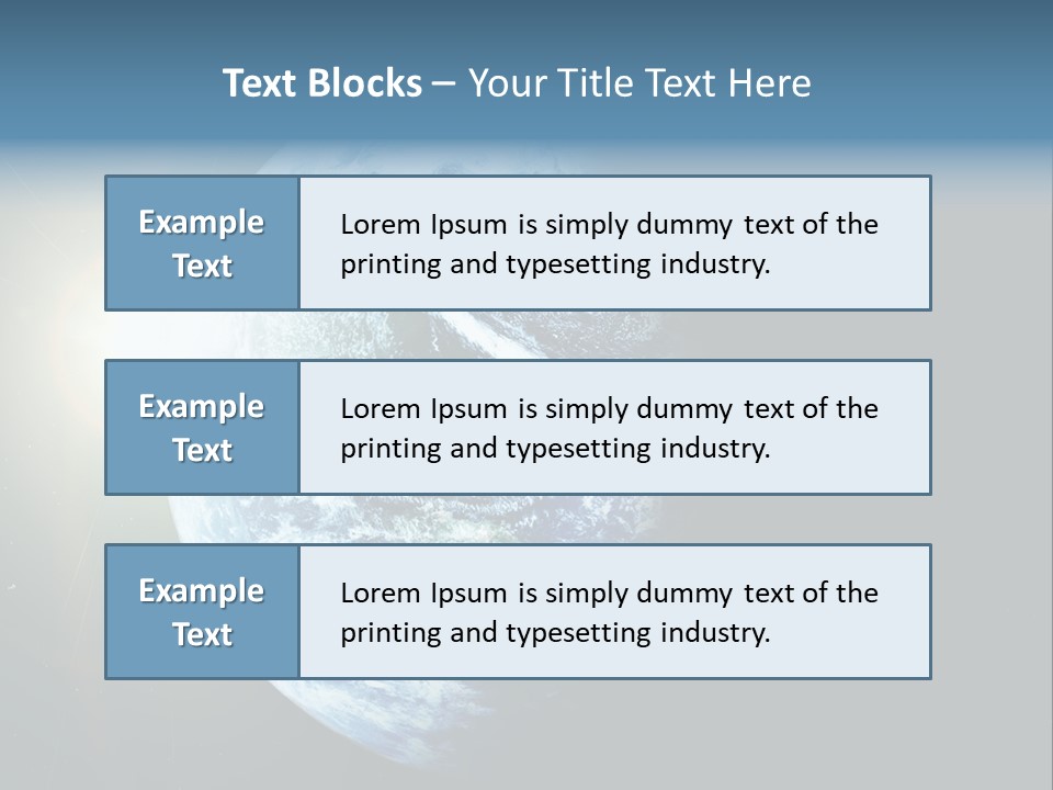 Concepts Sunrise Global PowerPoint Template