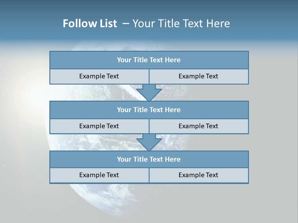 Concepts Sunrise Global PowerPoint Template