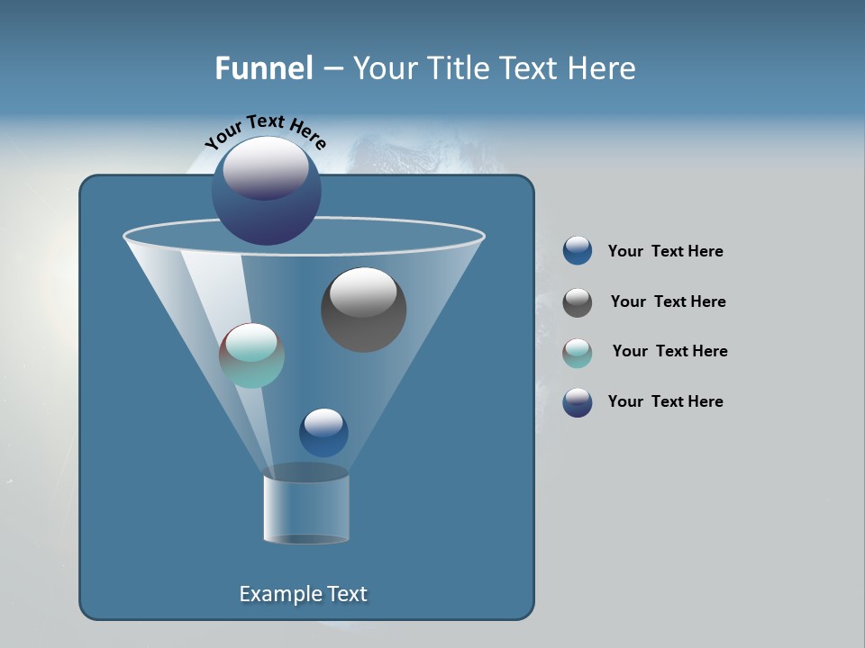 Concepts Sunrise Global PowerPoint Template