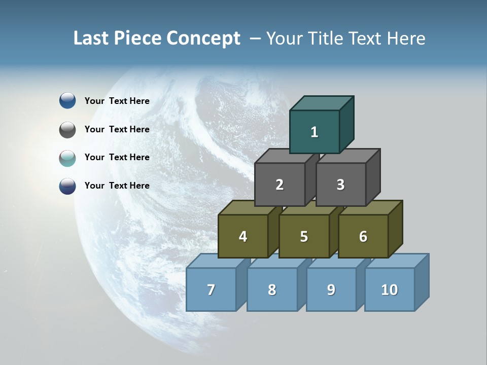 Concepts Sunrise Global PowerPoint Template
